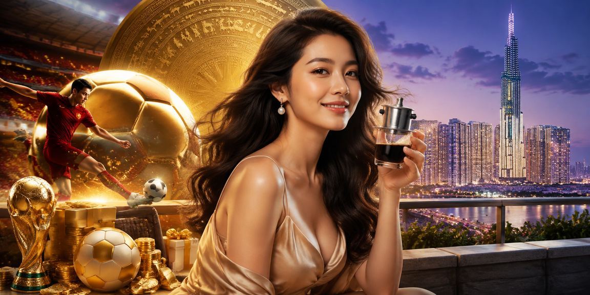 Người dùng xem bóng đá và đăng nhập tài khoản cá cược tại quán cà phê Hồ Chí Minh
