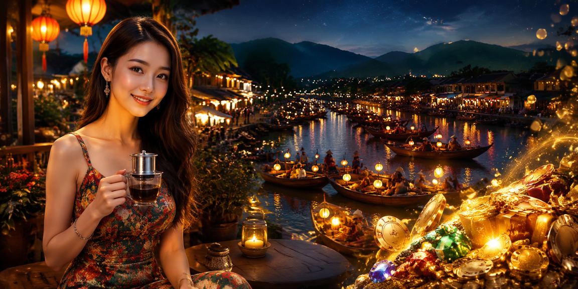 Người dùng mở ứng dụng casino 82x trên điện thoại tại một quán cà phê ở Sapa
